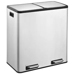 Discount Poubelle inox 2x30L Poubelle