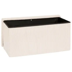 Outlet Pouf double pliable 76x38x38cm velours Mobilier, Décoration