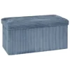 Online Pouf double pliable 76x38x38cm velours Mobilier, Décoration