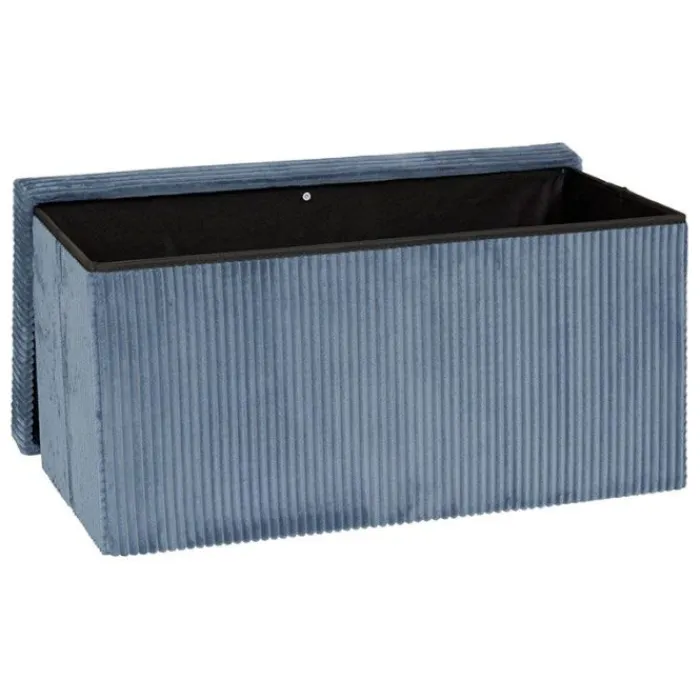 Online Pouf double pliable 76x38x38cm velours Mobilier, Décoration