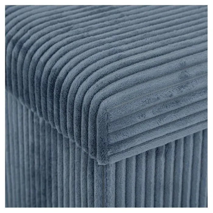 Online Pouf double pliable 76x38x38cm velours Mobilier, Décoration