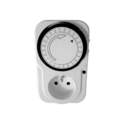 Discount Programmateur journalier mécanique Blanc Prise, Multiprise, Rallonge