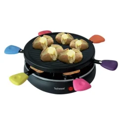 Online Raclette 6 personnes- poelons avec manches coloré Appareil À Raclette
