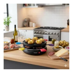 Online Raclette 6 personnes- poelons avec manches coloré Appareil À Raclette