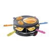 Sale Raclette 6 personnes - poelons avec manches coloré Appareil À Raclette