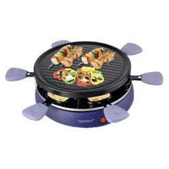 Sale Raclette 6 personnes - poelons avec manche violet Appareil À Raclette
