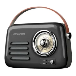 Hot Radio ALMA Vintage Noire Radio, Dab