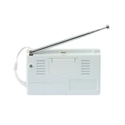 New Radio à pile RADPILBL Blanche Radio, Dab