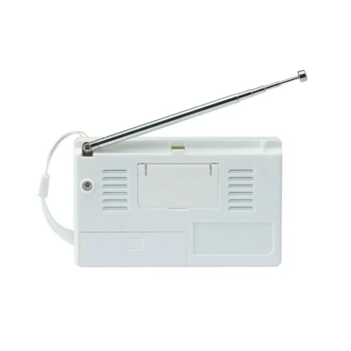 New Radio à pile RADPILBL Blanche Radio, Dab