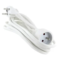 Best Rallonge ELECTRODEPOT 16A 3m Blanche Prise, Multiprise, Rallonge