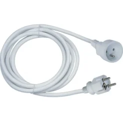 Outlet Rallonge 3m Blanche Prise, Multiprise, Rallonge