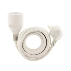 Hot Rallonge 16A 5m Blanche Prise, Multiprise, Rallonge