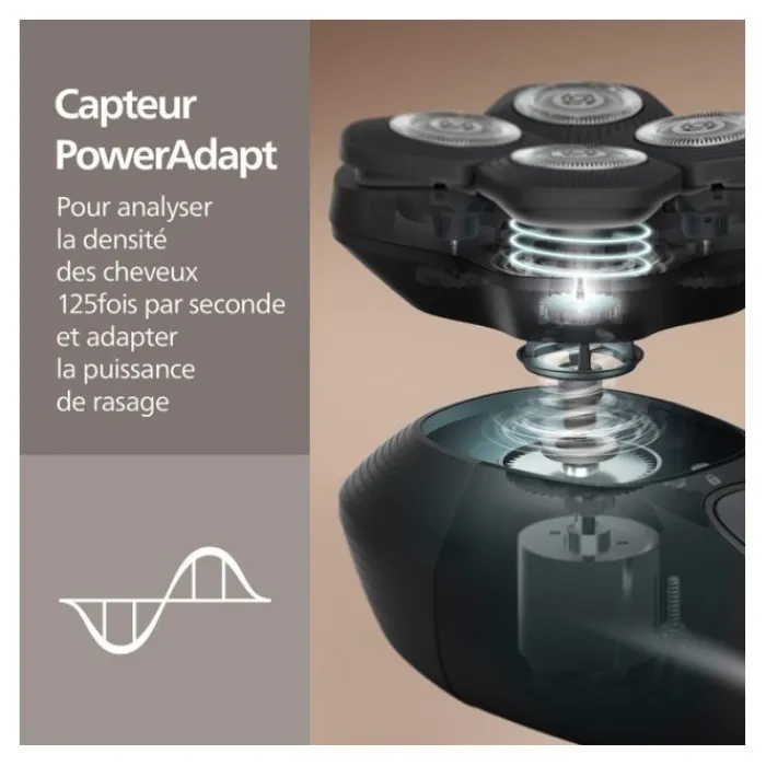 Outlet Rasoir crâne HS5980/15 PRO 5000 SERIES Homme Rasoir Homme