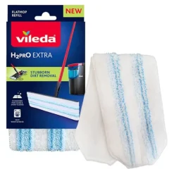 New Recharge H2PRO FLAT MOP Lingette, Balai, Détergent