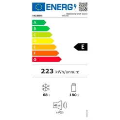 Outlet Réfrigérateur combiné intégrable BI CNF 248 E W625C Réfrigérateur Encastrable