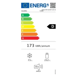 Online Réfrigérateur 2 portes 2D NF 325 D X180C Réfrigérateur Congélateur