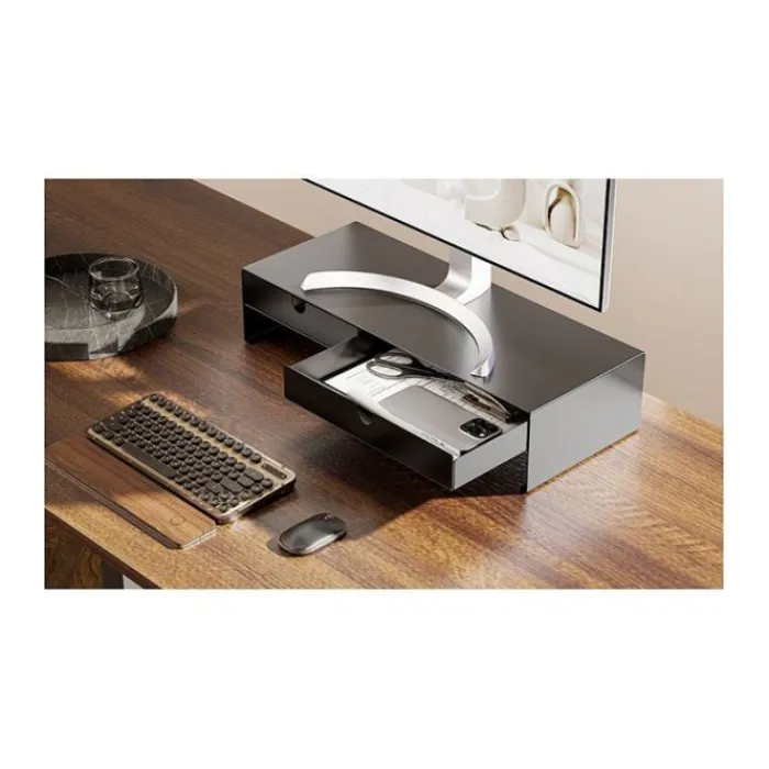 Clearance Réhausseur écran ordinateur avec 2 tiroirs Support Pc