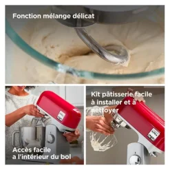 Robot KMX750RD Kmix rouge Robot Pâtissier