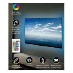 New Ruban LED ELECTRO DEPOT 2x50CM-32LED-USB Eclairage