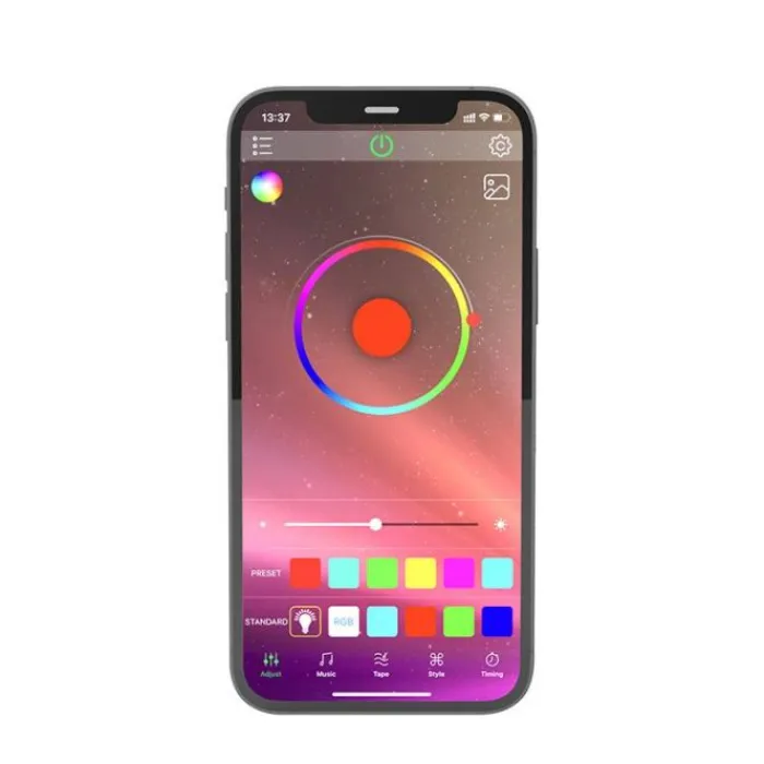 Ruban LED Neon RGB 3m connecté Eclairage