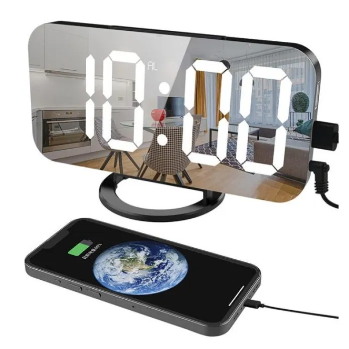 Outlet Réveil MIROIR Réveil