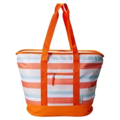 New Sac isotherme souple 24L à rayures Eau, Glacière, Machine À Glaçons