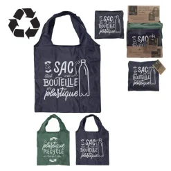 Sac pliable 38x60cm en matière recyclée Mobilier, Décoration