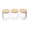 Best Set de 3 bocaux verre 350ml Ustensiles De Cuisine