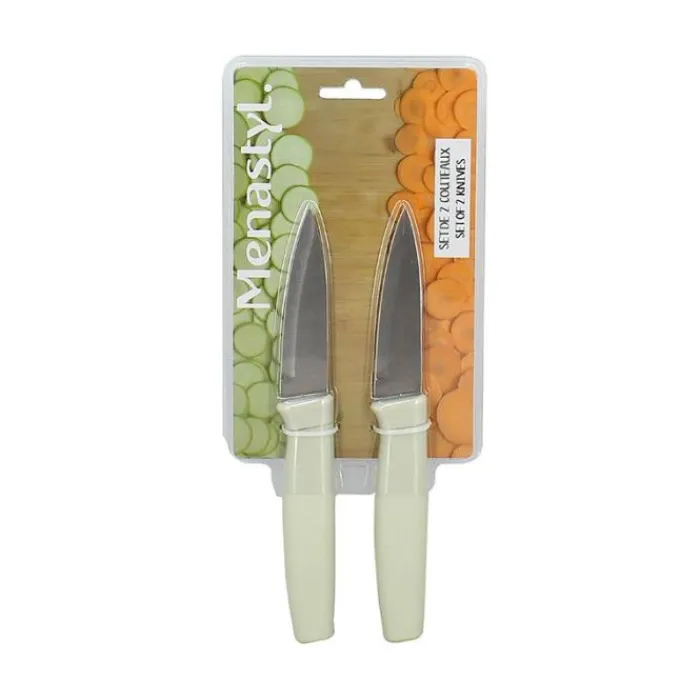 Clearance Set de 2 couteaux office lame 9cm Ustensiles De Cuisine