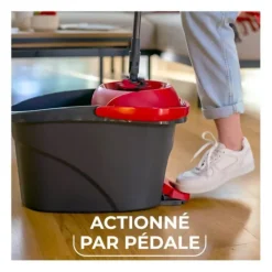 Discount Set ULTRAMAX TURBO, essorage avec pédale Lingette, Balai, Détergent
