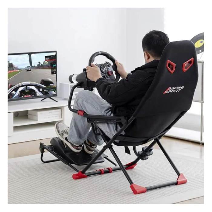 Discount Siège de simulation AMS-RACING-SIM noir Simulation