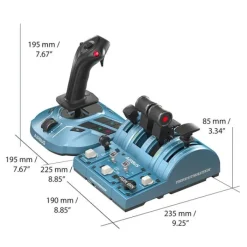 Simulateur de vol TCA CAPTAIN PACK X AIRBUS EDITION Simulation|Manette, Casque, Protection Console