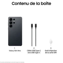 Online Smartphone Galaxy S26 Ultra Noir 256Go Smartphone Samsung|Smartphone