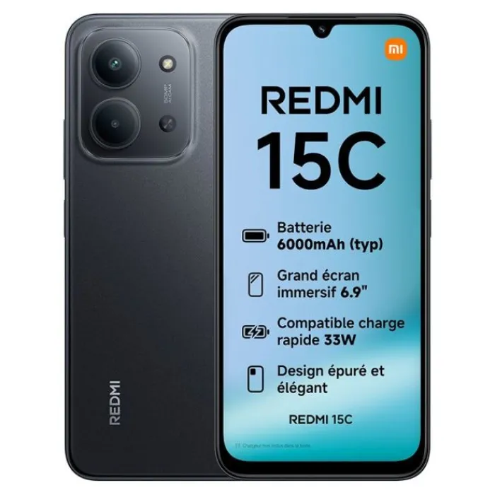 Sale Smartphone Redmi 15C 4G 128Go Noir Smartphone Samsung|Smartphone