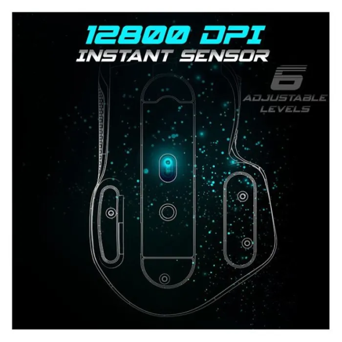 Best Souris gaming PRO M5 Blanche Filaire 12800Dpi Souris, Tapis|Souris, Tapis Gaming