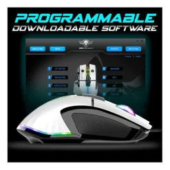 Best Souris gaming PRO M5 Blanche Filaire 12800Dpi Souris, Tapis|Souris, Tapis Gaming