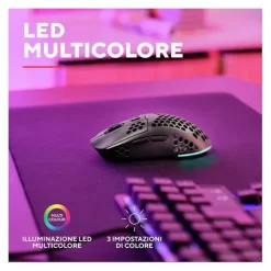 Souris gaming HELOX sans fil Noir 4800Dpi ultra légère Souris, Tapis|Souris, Tapis Gaming