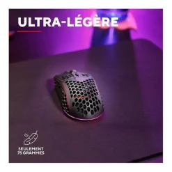 Souris gaming HELOX sans fil Noir 4800Dpi ultra légère Souris, Tapis|Souris, Tapis Gaming