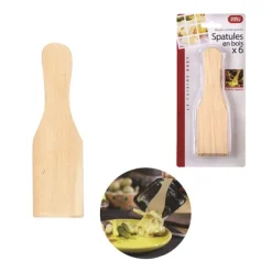 Discount 6 spatules bois pour raclette Ustensiles De Cuisine