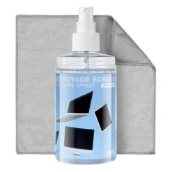 Hot Spray Nettoyant Écran 200 ml + Chiffon Microfibre Fournitures De Bureau