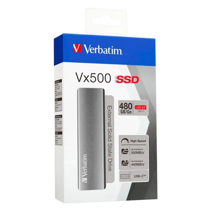 Online SSD externe 480Go Vx500 Disque Dur Externe, Ssd