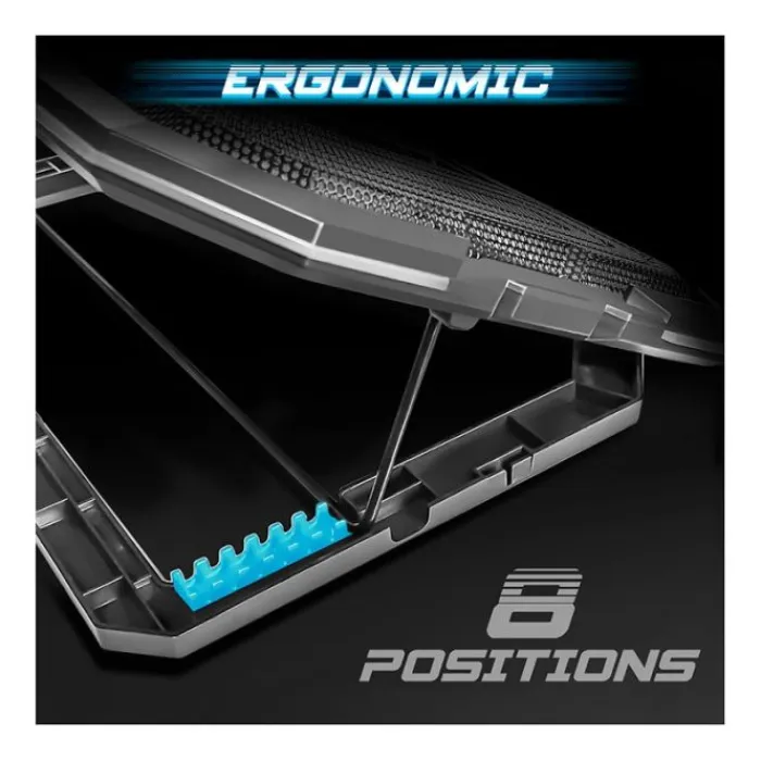 Outlet Support de refroidissement pour ordinateur Airblade 700 jusqu'à 17.6" RBG + support de téléphone Support Pc