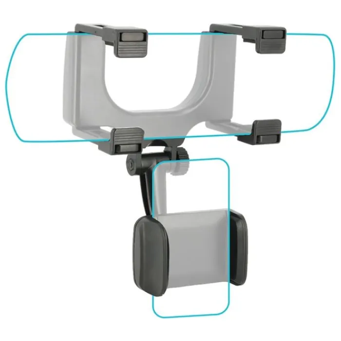 Hot SUPPORT UNIVERSEL POUR RETROVISEUR Support Smartphone