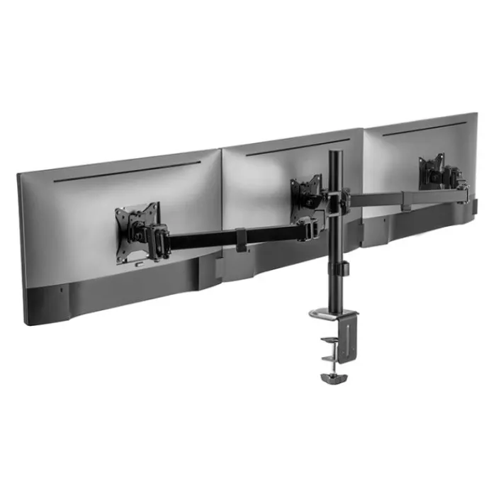 Sale Support moniteur pour 3 écrans 17' à 27' - Support Pc