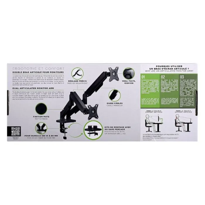 Clearance Support moniteur 2 ECRANS MECANIQUE Support Pc