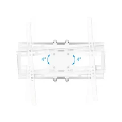 Outlet Support mural TV de 66 à 140 cm D2 déporté blanc Support Mural Tv