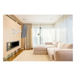 Outlet Support mural TV de 66 à 140 cm D2 déporté blanc Support Mural Tv