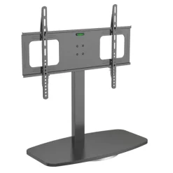 New Support pied TV de 81 à 165 cm MDF noir Support Mural Tv