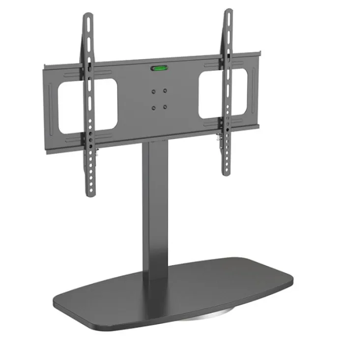 New Support pied TV de 81 à 165 cm MDF noir Support Mural Tv