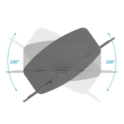 New Support pied TV de 81 à 165 cm MDF noir Support Mural Tv